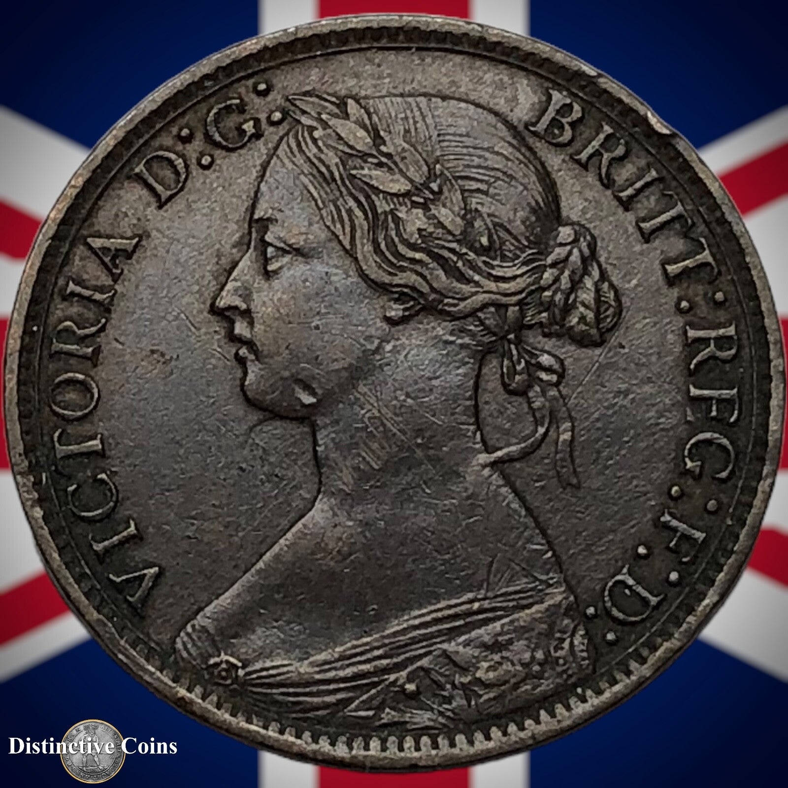 Great Britain 1868 Farthing 1/4d GB3618