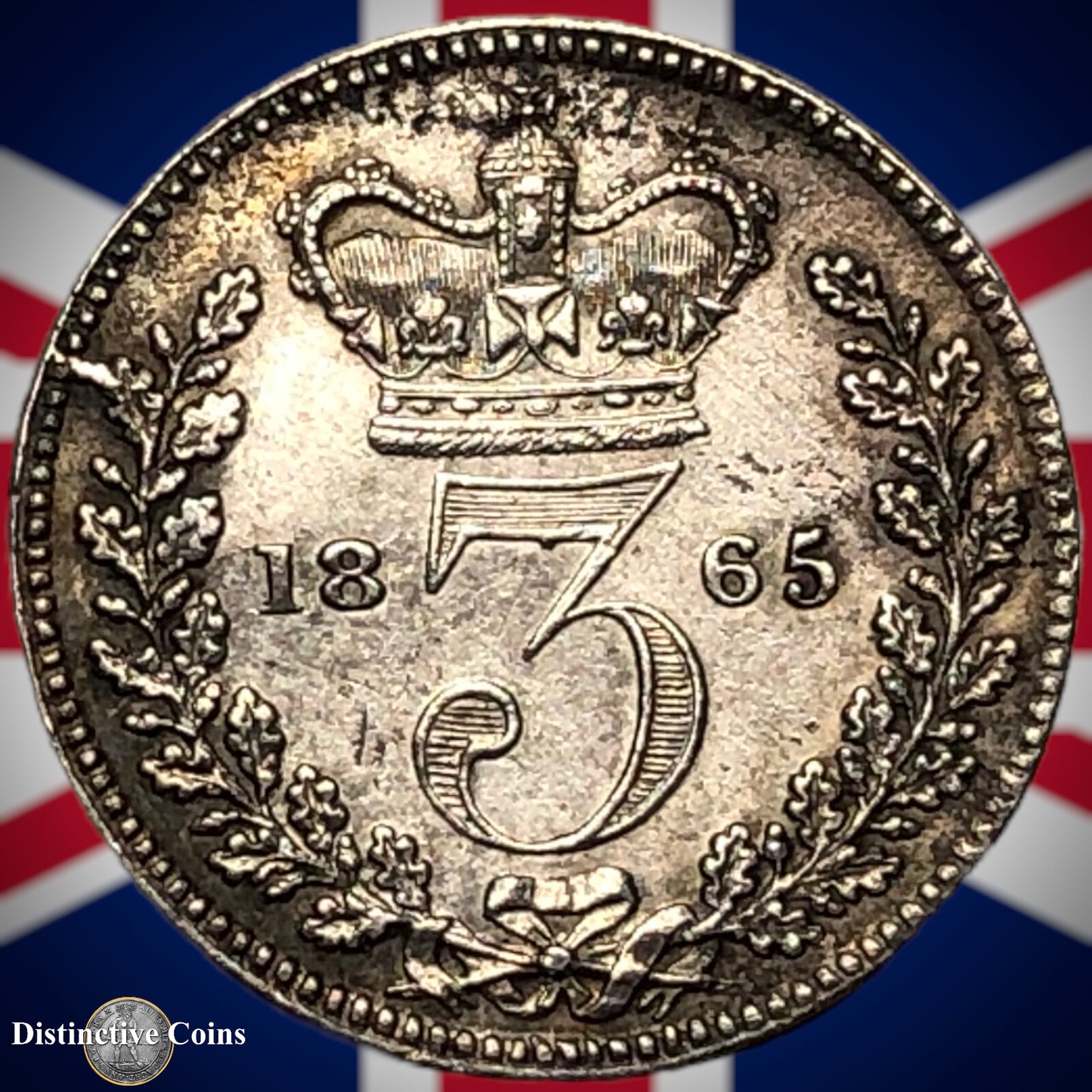 Great Britain 1865 Three Pence GB1838