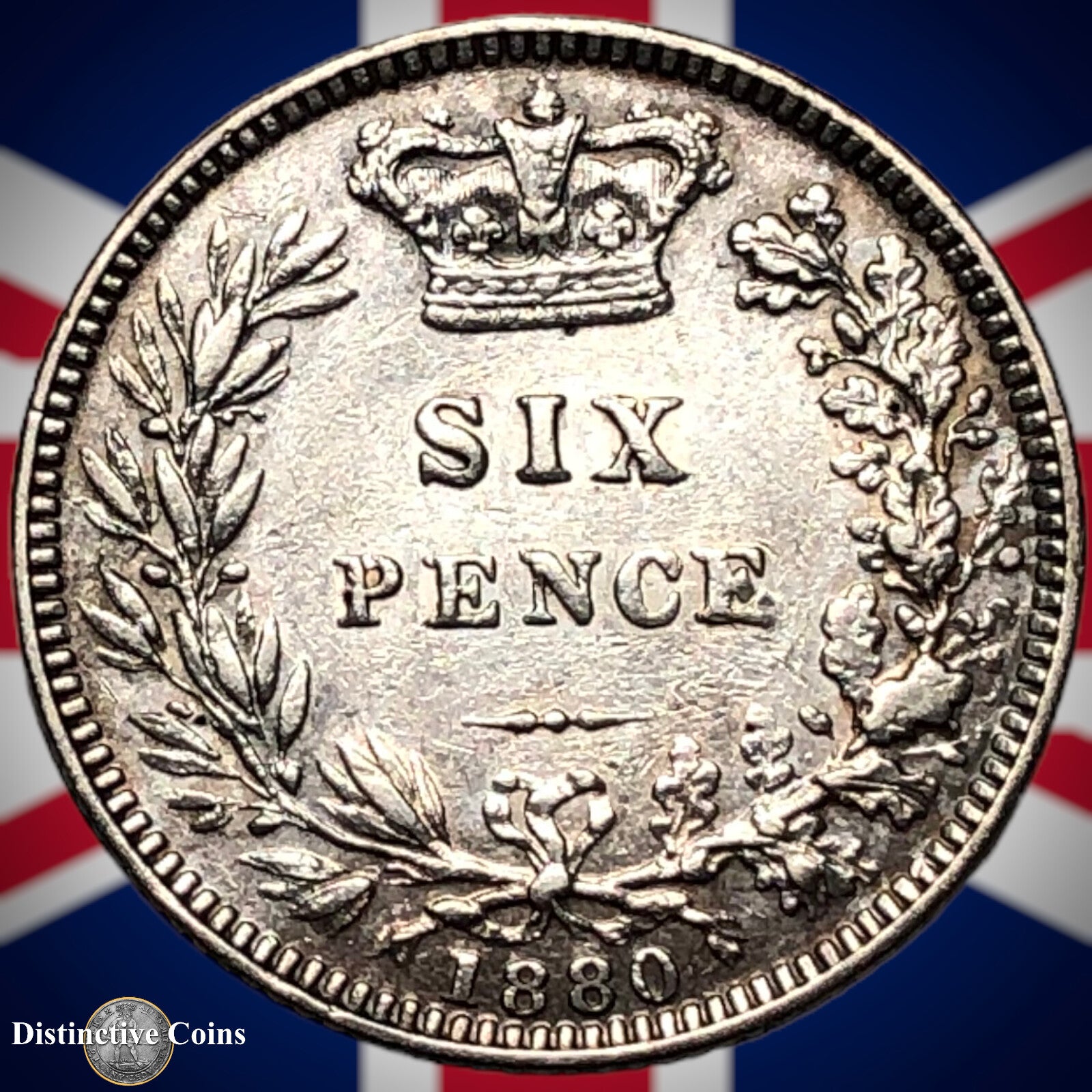 Great Britain 1880 Six Pence GB2613