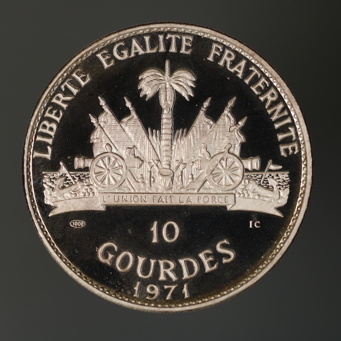 Haiti 1971 10 Gourdes Stalking Turkey Cherokee A3465