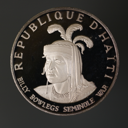 Haiti 1971 10 Gourdes Billy Bowlegs Seminole War A3466