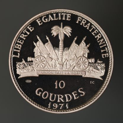 Haiti 1971 10 Gourdes Geronimo Chiricahua A3467