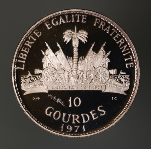 Haiti 1971 10 Gourdes Red Cloud Oglala Sioux A3468