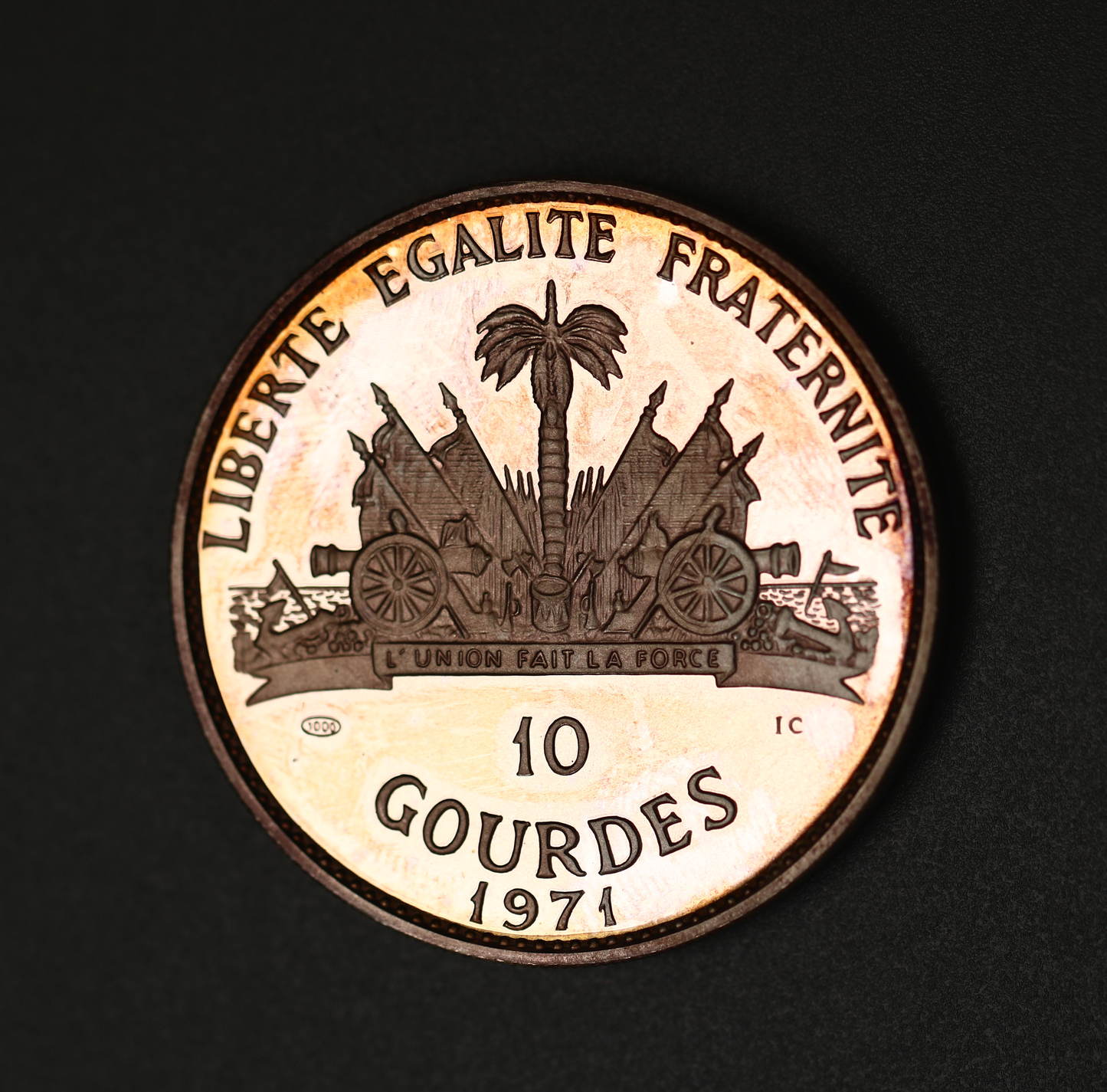 Haiti 1971 10 Gourdes Joseph Nez Perce nicely toned A3470