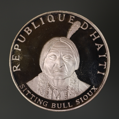 Haiti 1971 10 Gourdes Sitting Bull Sioux A3471