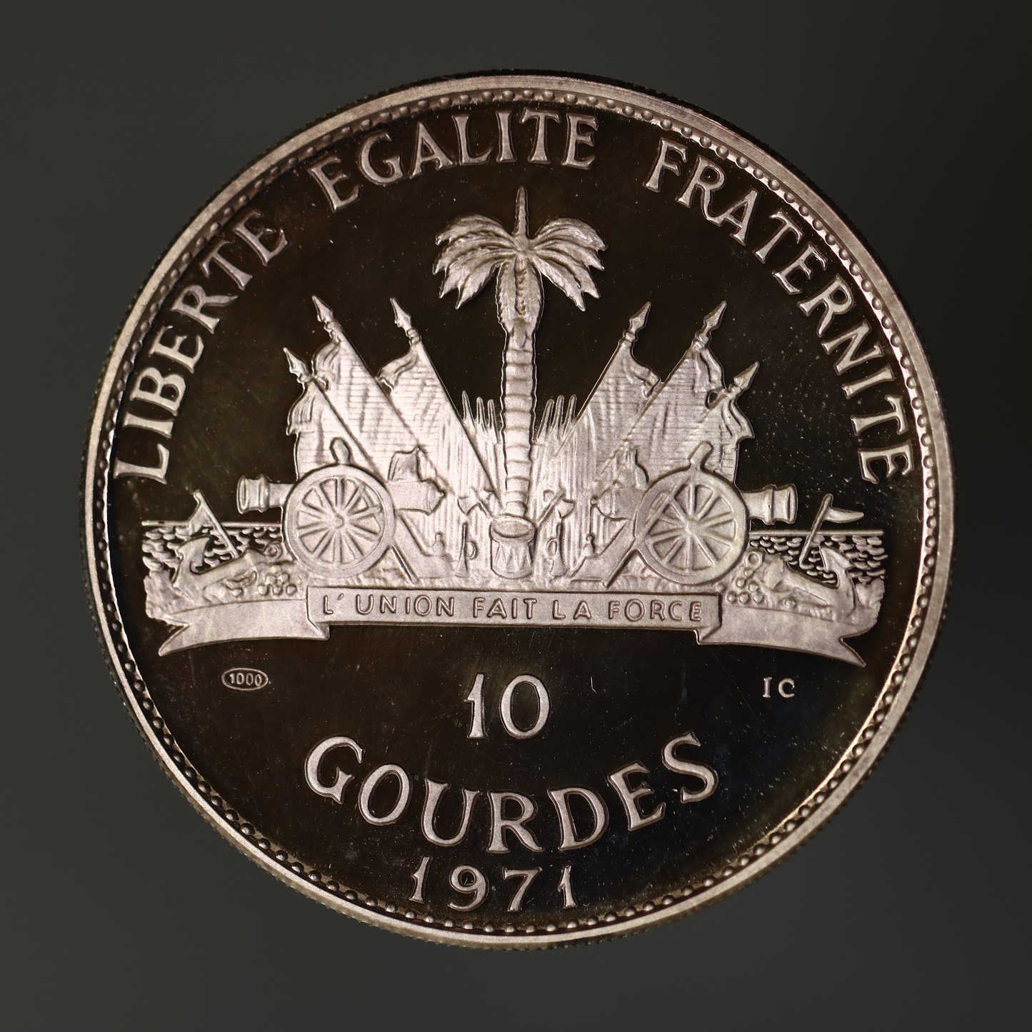 Haiti 1971 10 Gourdes Sitting Bull Sioux A3471