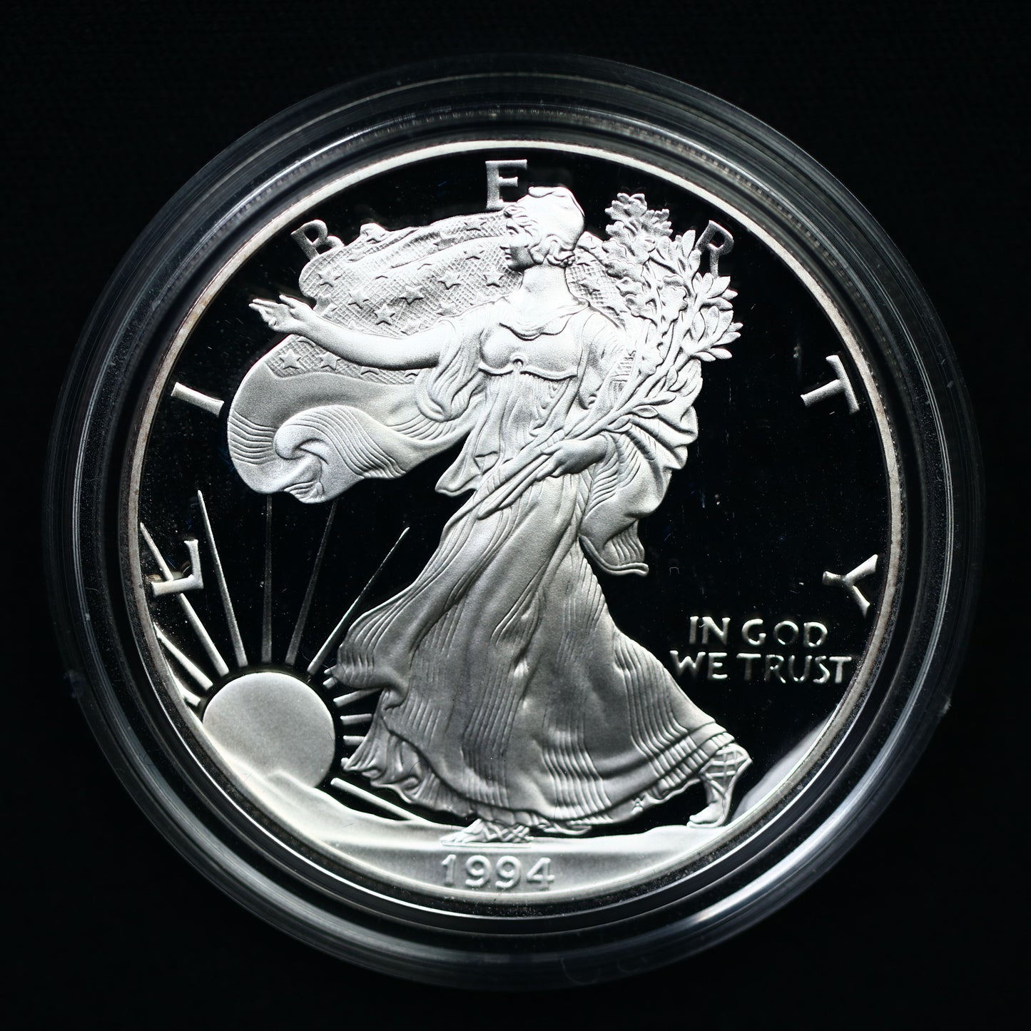 US 1994 P American Eagle Silver Dollar One Ounce Silver Bullion Coin A3476