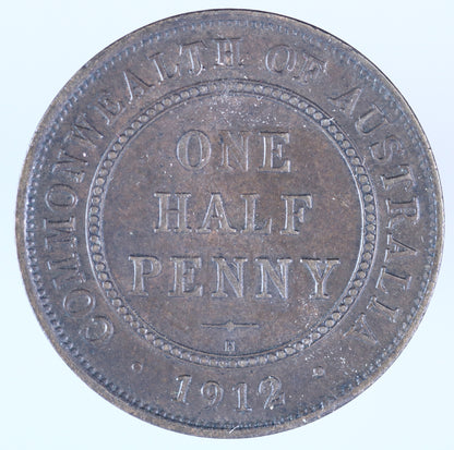 Australia 1912 H 1/2 Penney A3589