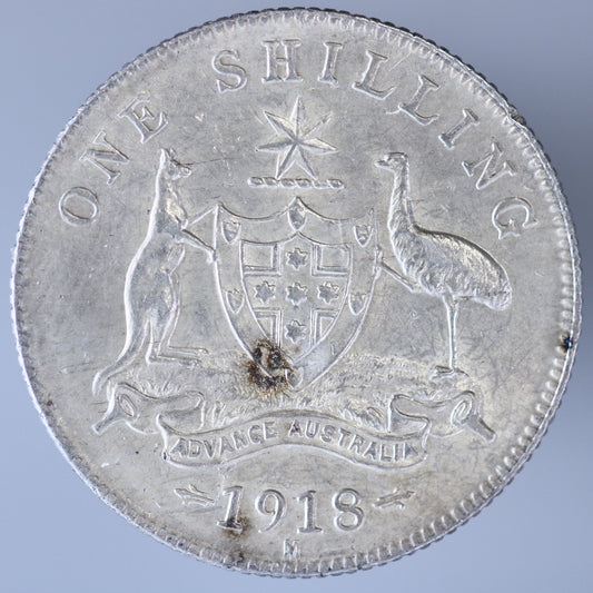 Australia 1918 M 1 Shilling A3596