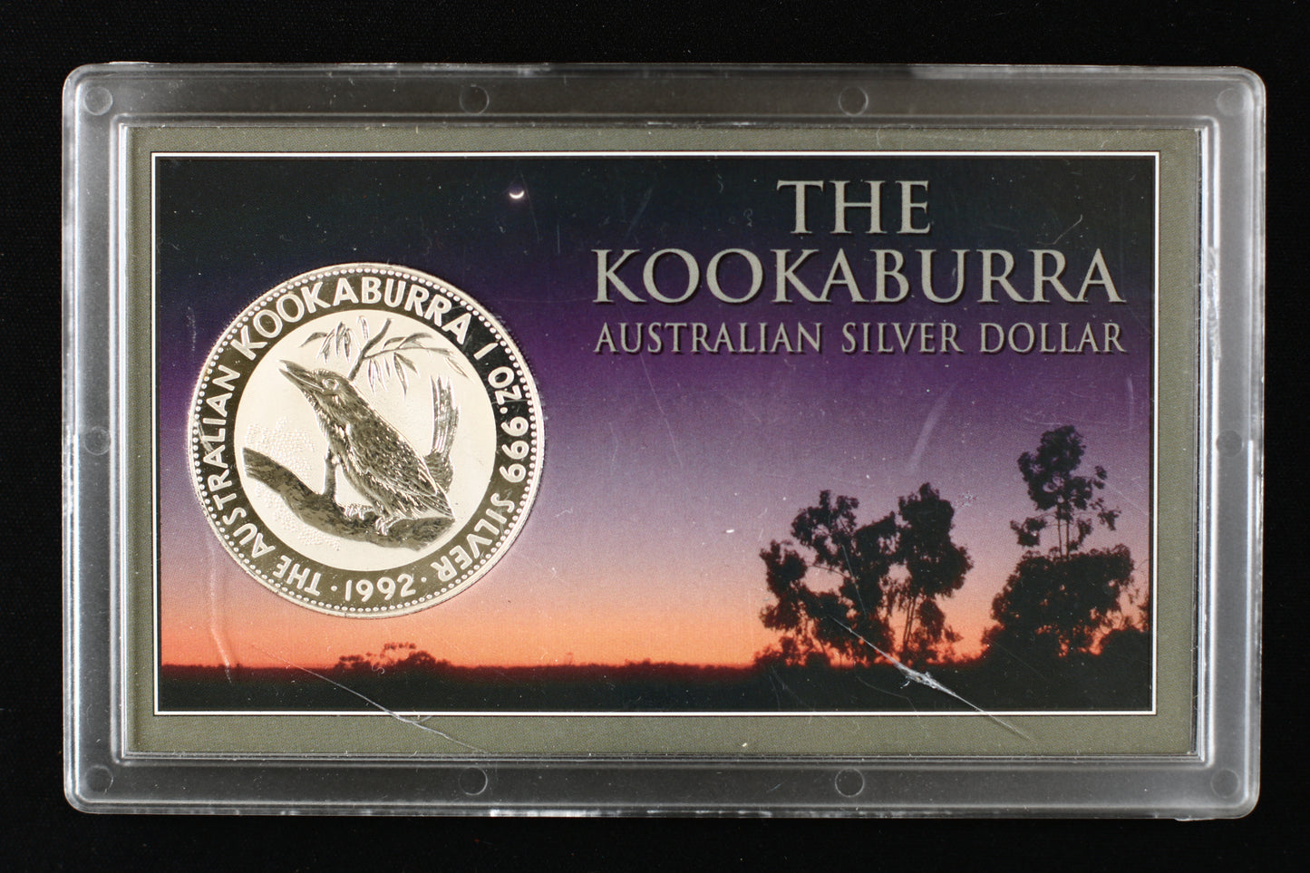 Australia 1992 Silver Dollar Kookaburra C001