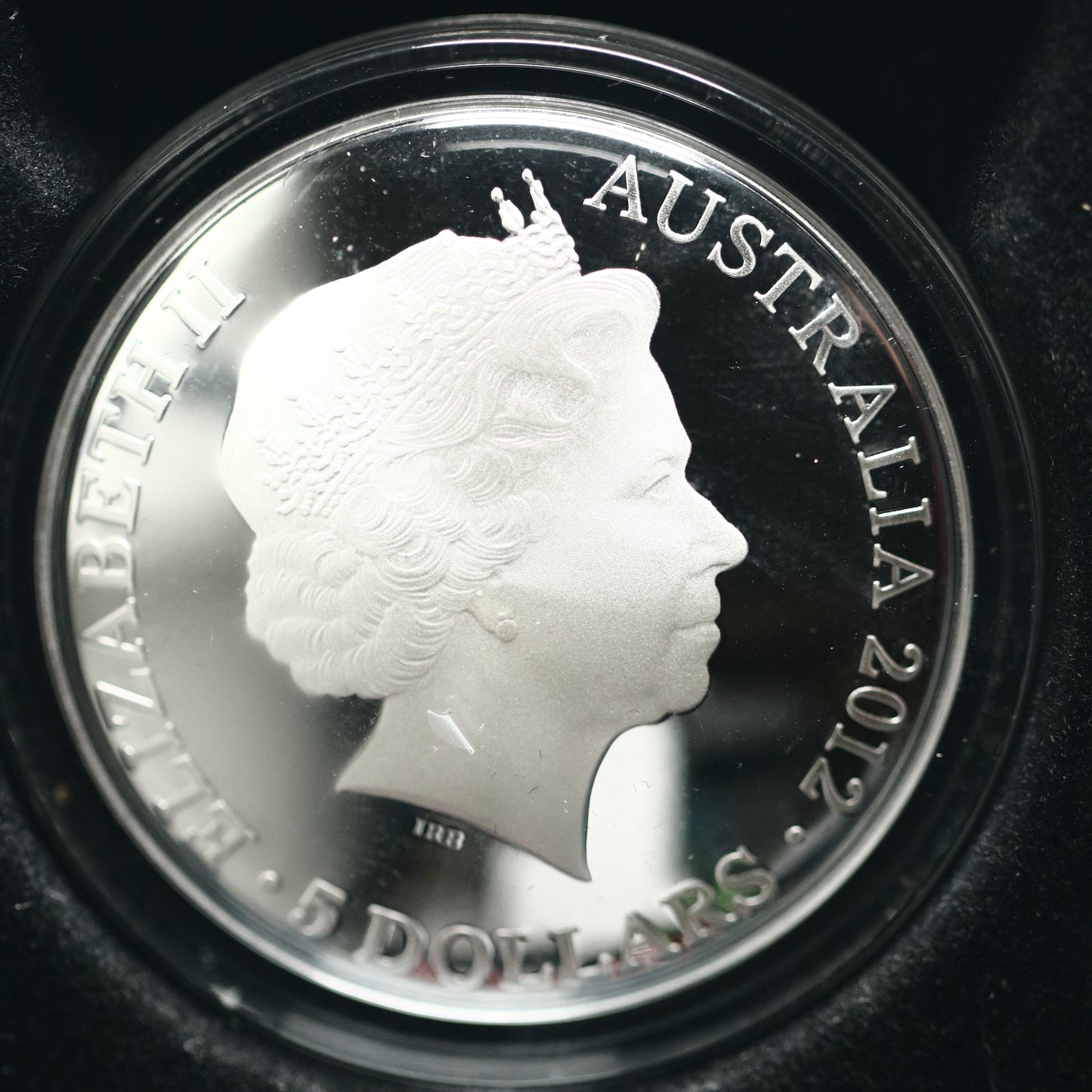 Australia 2012 $5 Southern Sky Crux domed silver proof coin. C007