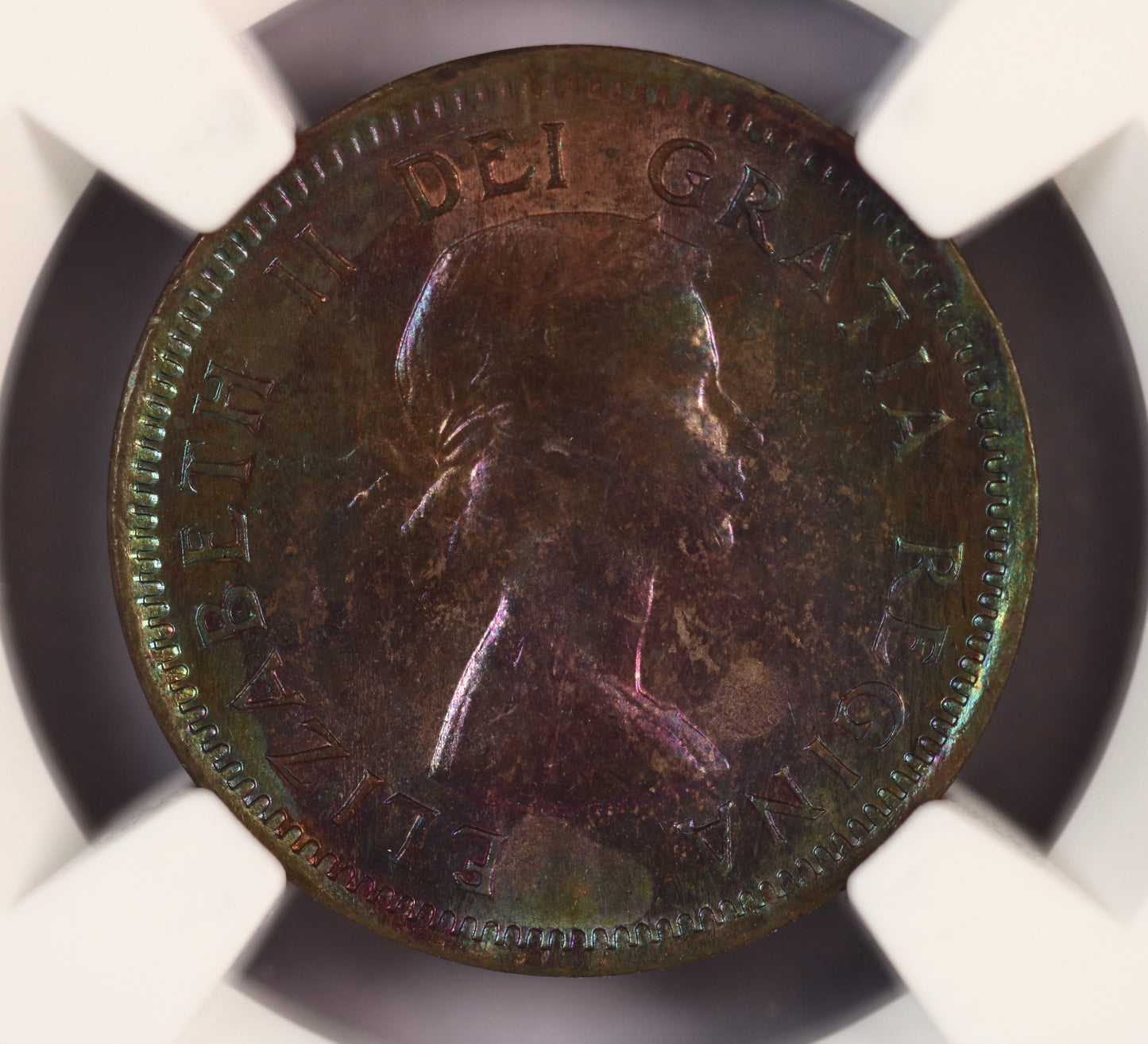 Canada 1953 One Cent No Shoulder Fold MS-65 S794