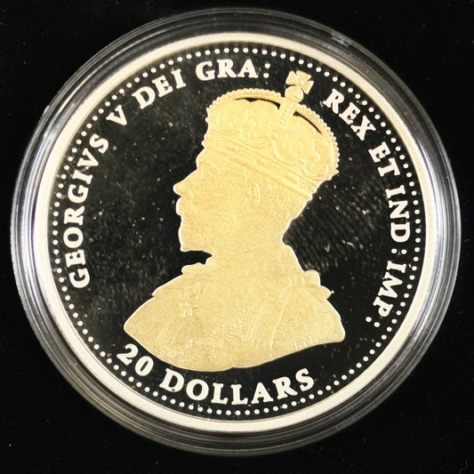 Canada 2017 $20 fine silver coin commemorating the Battle of Vimy Ridge. C021