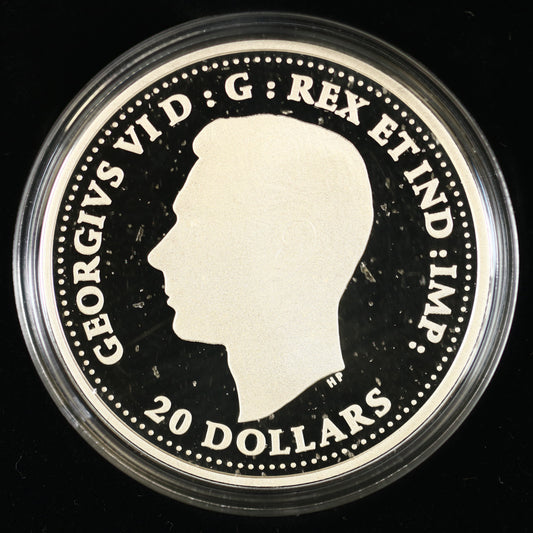 Canada 2017 $20 pure silver coin commemorating "The Bombing War". C019