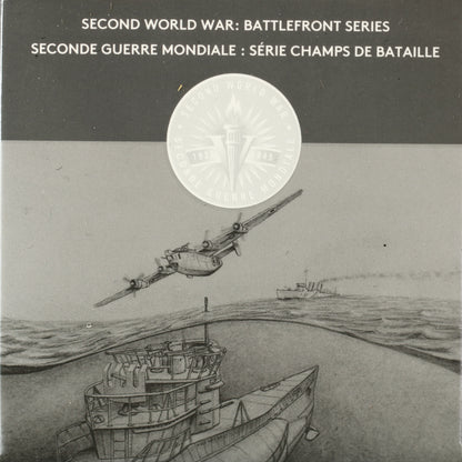 Canada 2018 $20 1 oz. pure silver coin commemorating the Battle of the Atlantic C017