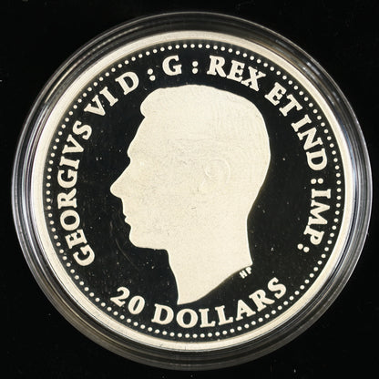 Canada 2018 $20 1 oz. pure silver coin commemorating the Battle of the Atlantic C017