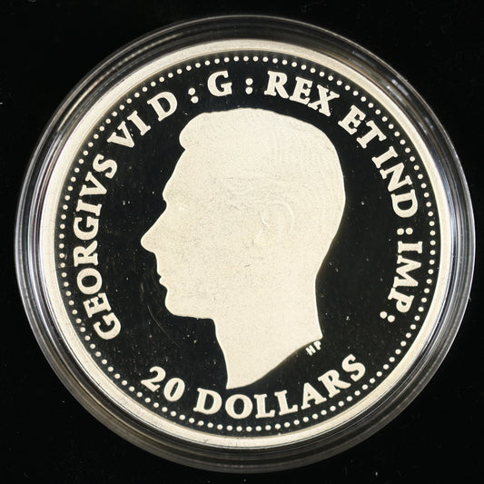 Canada 2018 $20 1 oz. pure silver coin commemorating the Battle of the Atlantic C017