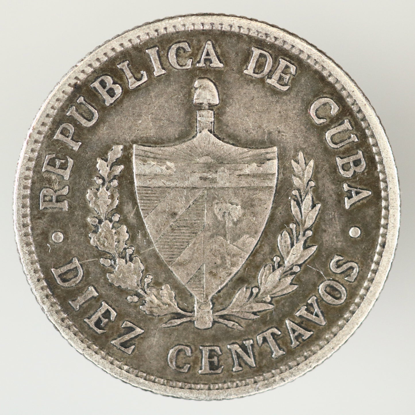 Cuba 1915 10 Centavos A3536