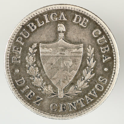 Cuba 1915 10 Centavos A3536