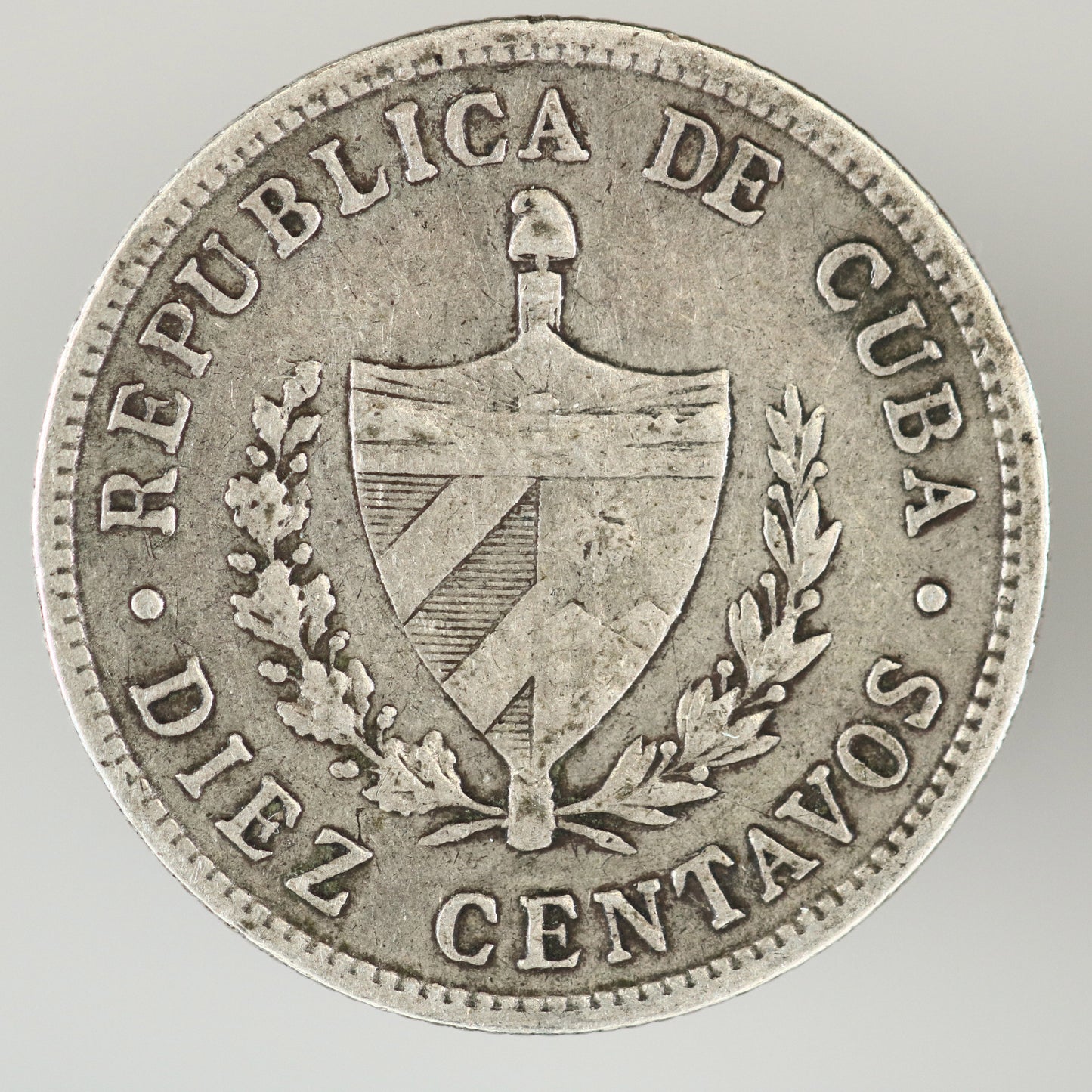 Cuba 1915 10 Centavos A3537