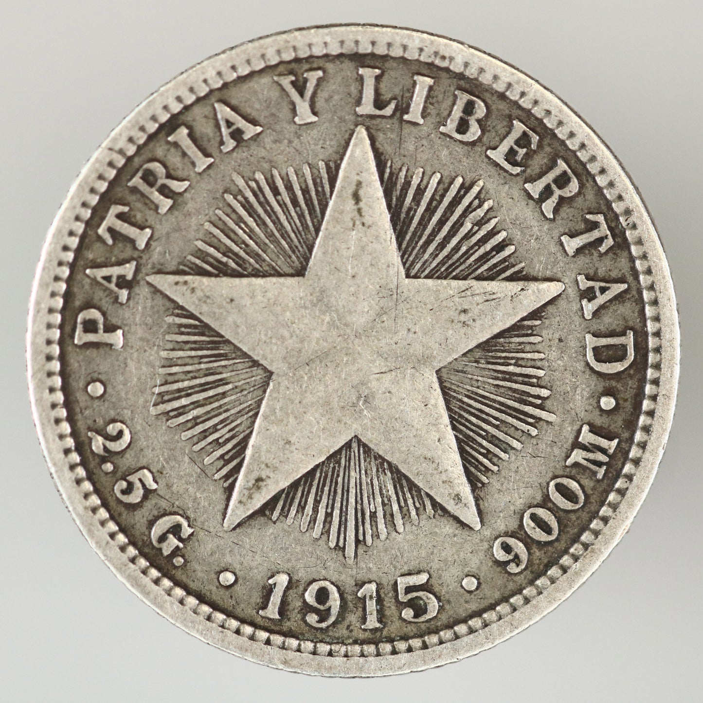 Cuba 1915 10 Centavos A3537