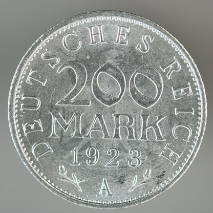 German 1923 A 200 Mark A3585