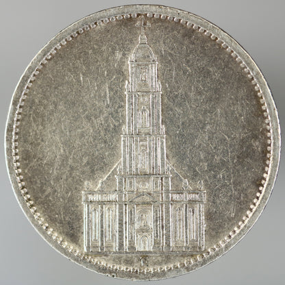 German 1934 F 5 Reichsmark Silver Commemorative Coin A3529