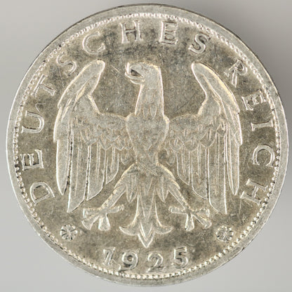 Germany 1925 E 1 Reichsmark A3539