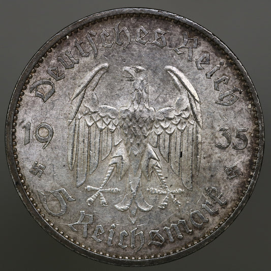 Germany 1935 A 5 Reichsmark A3638