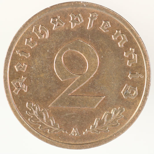 Germany 1939 A 2 Reichspfennig A3552