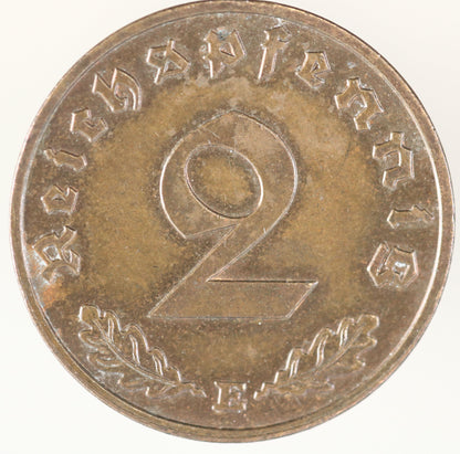 Germany 1939 E 2 Reichspfennig A3558