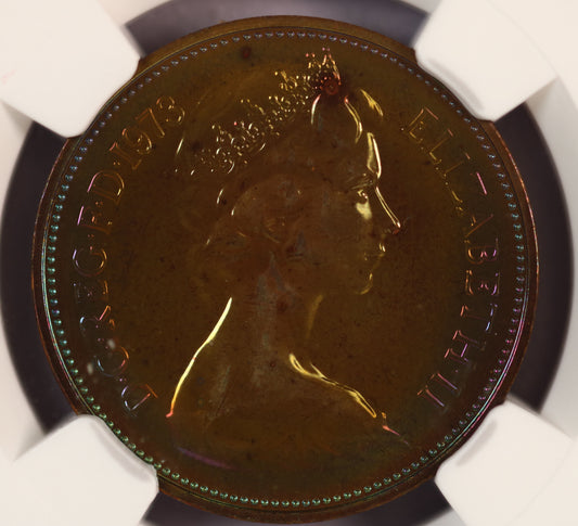 Great Britain 1973 2 Pence PF-67 RB S796