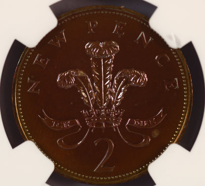 Great Britain 1973 2 Pence PF-67 RB S796