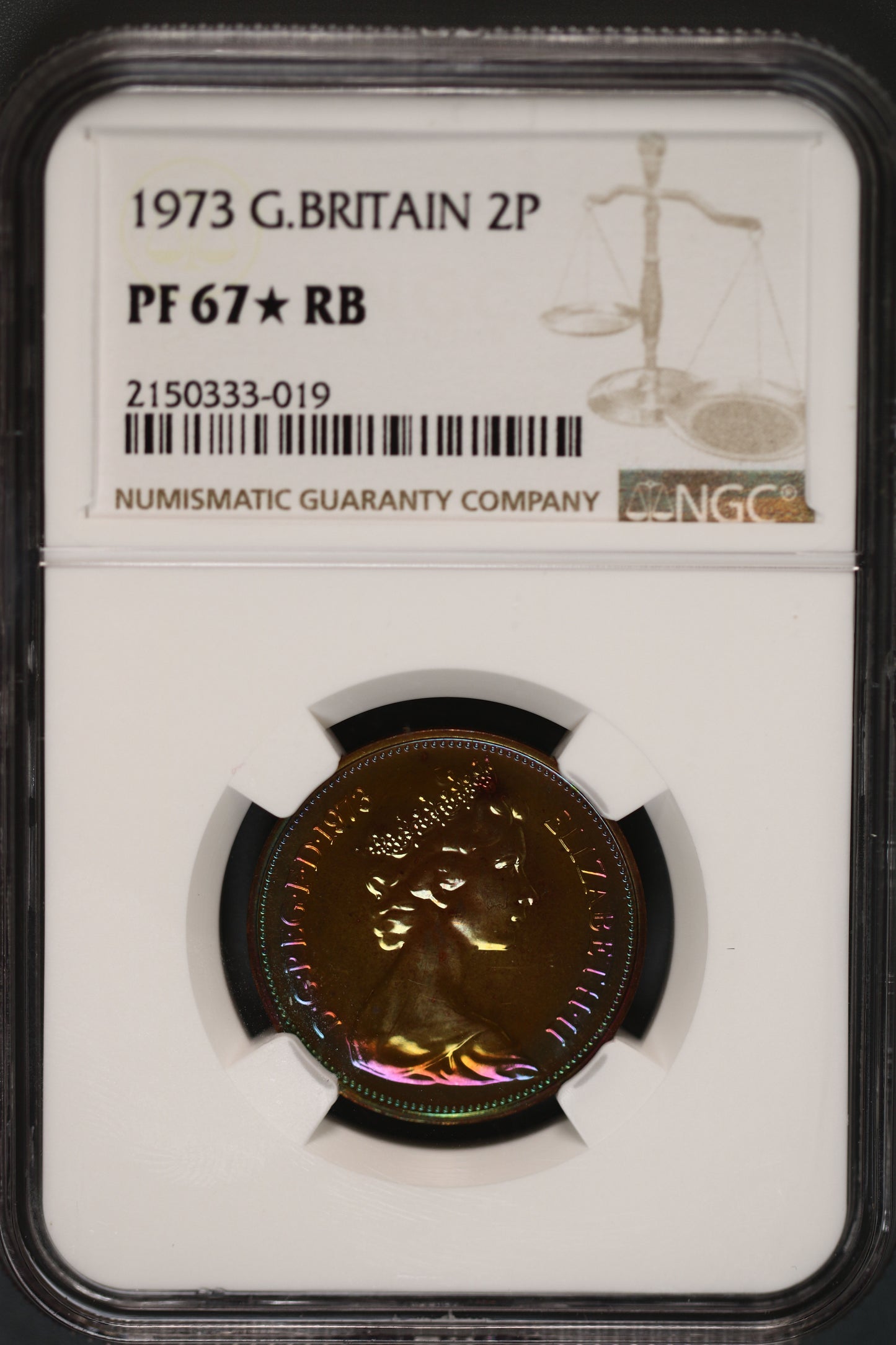 Great Britain 1973 2 Pence PF-67 RB S796