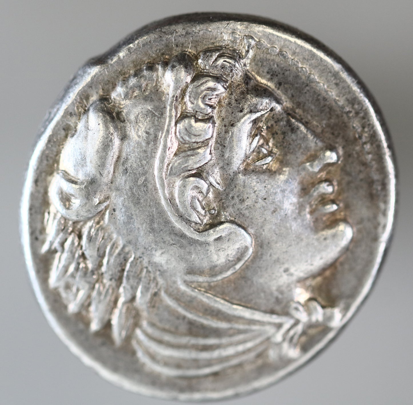 Greek-Mecedonia 33-323 BCC Alexandar II Tetradrachm A3624
