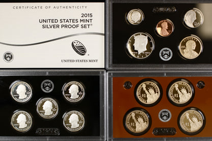 US 2015 Silver Proof Set in mint packaging B582