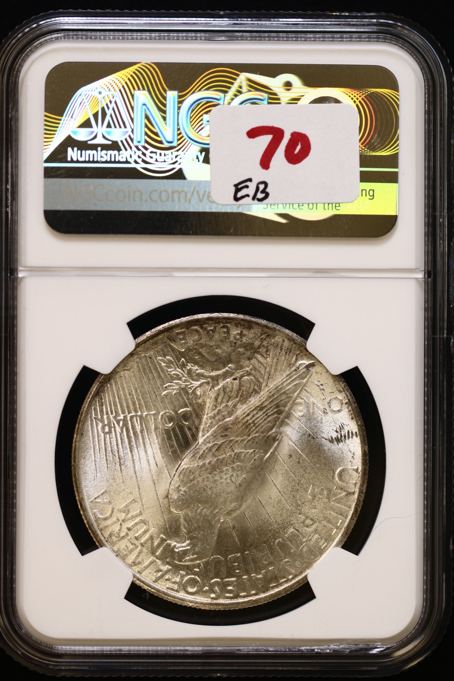 US 1924 Peace Silver Dollar MS-64 NCG S799