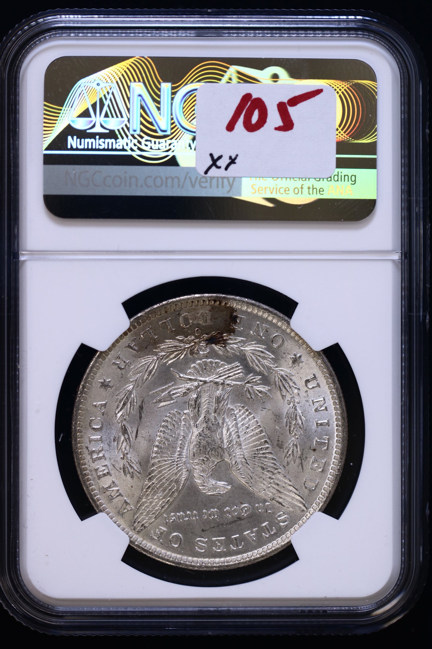 US 1884-O Morgan Silver Dollar MS-64 NCG S817