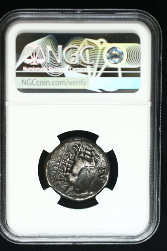 Sicily Syracuse Ag Tetradrachm Agathocles 317-289 BC NGC VF S95