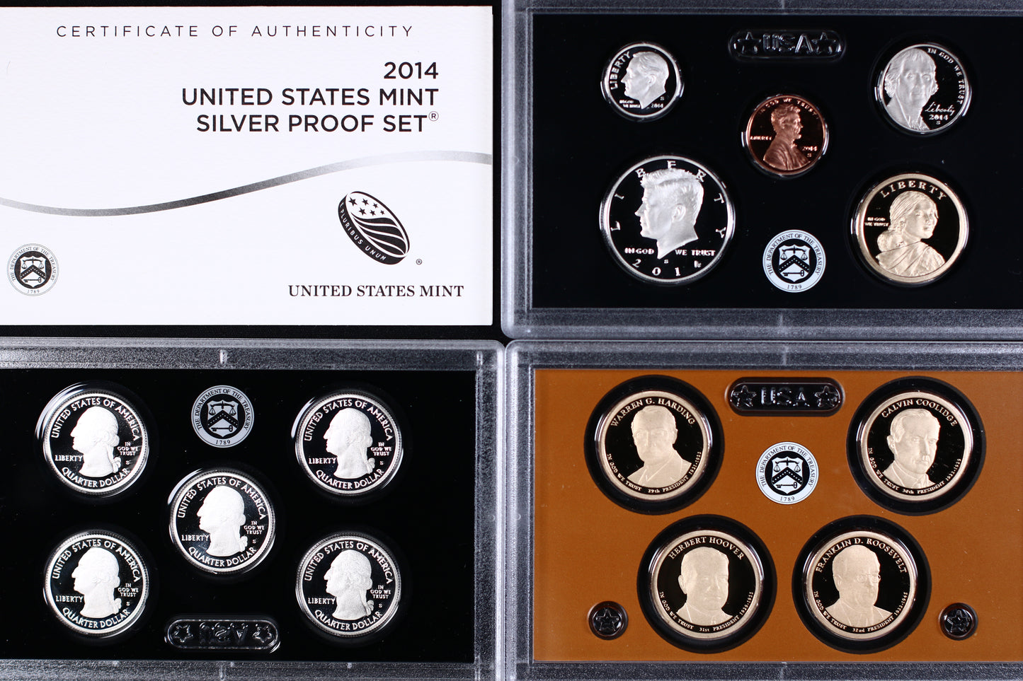 US 2014 Silver Proof Set in mint packaging B583