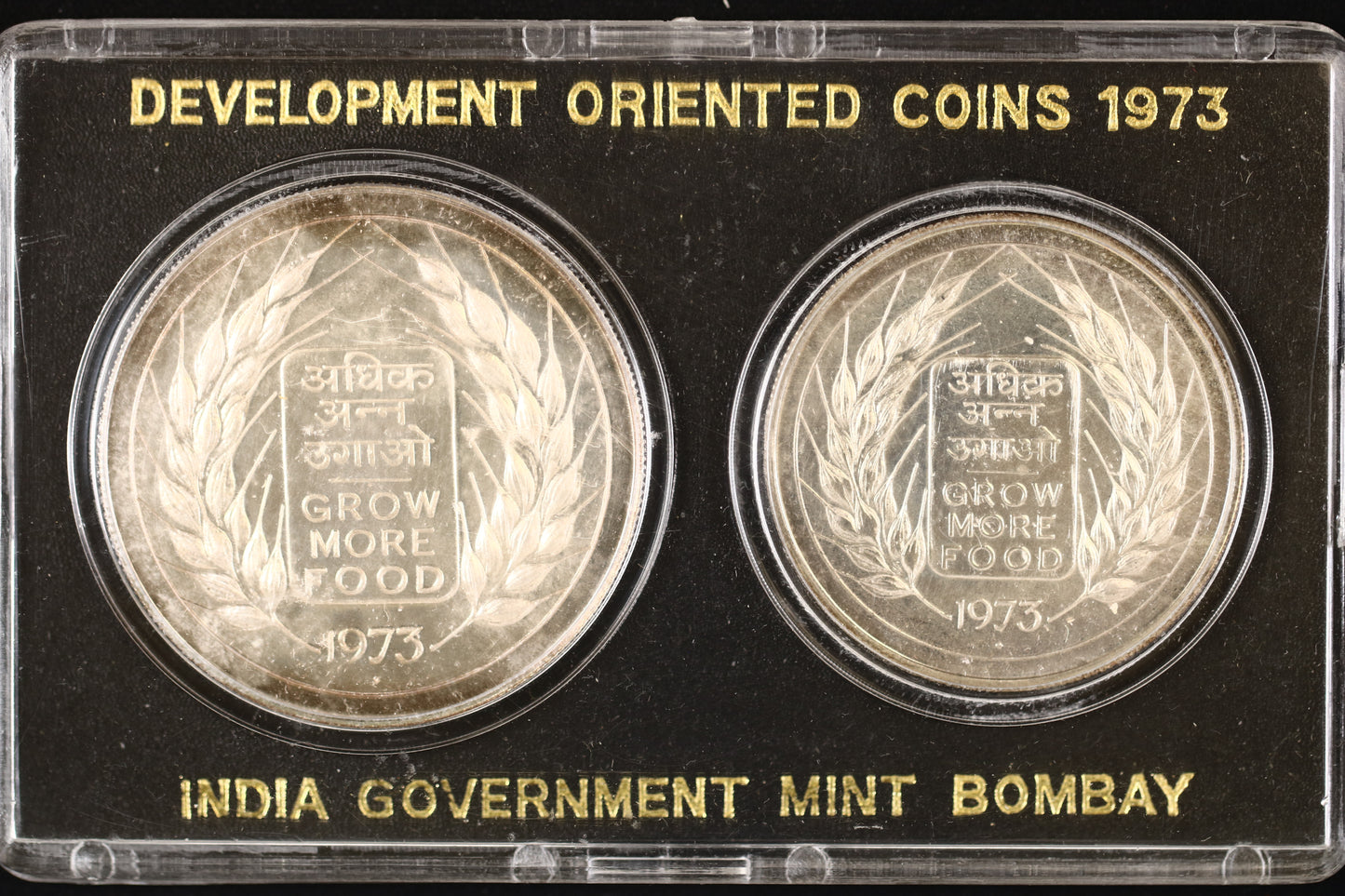 India 1973 Development Oriented Coin Set B562