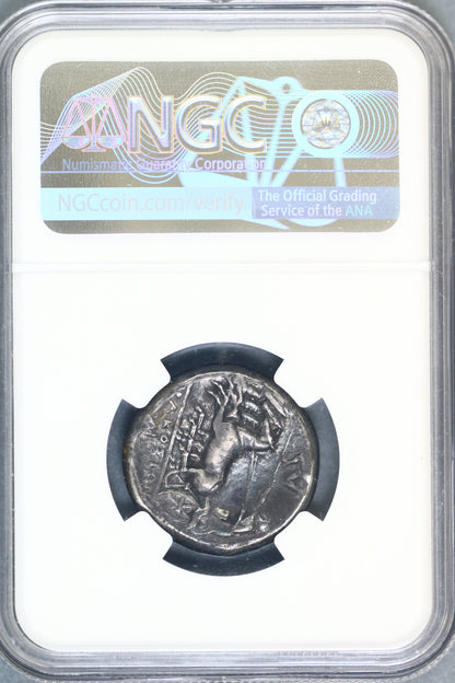 Sicily Syracuse Ag Tetradrachm Agathocles 317-289 BC NGC VF S95