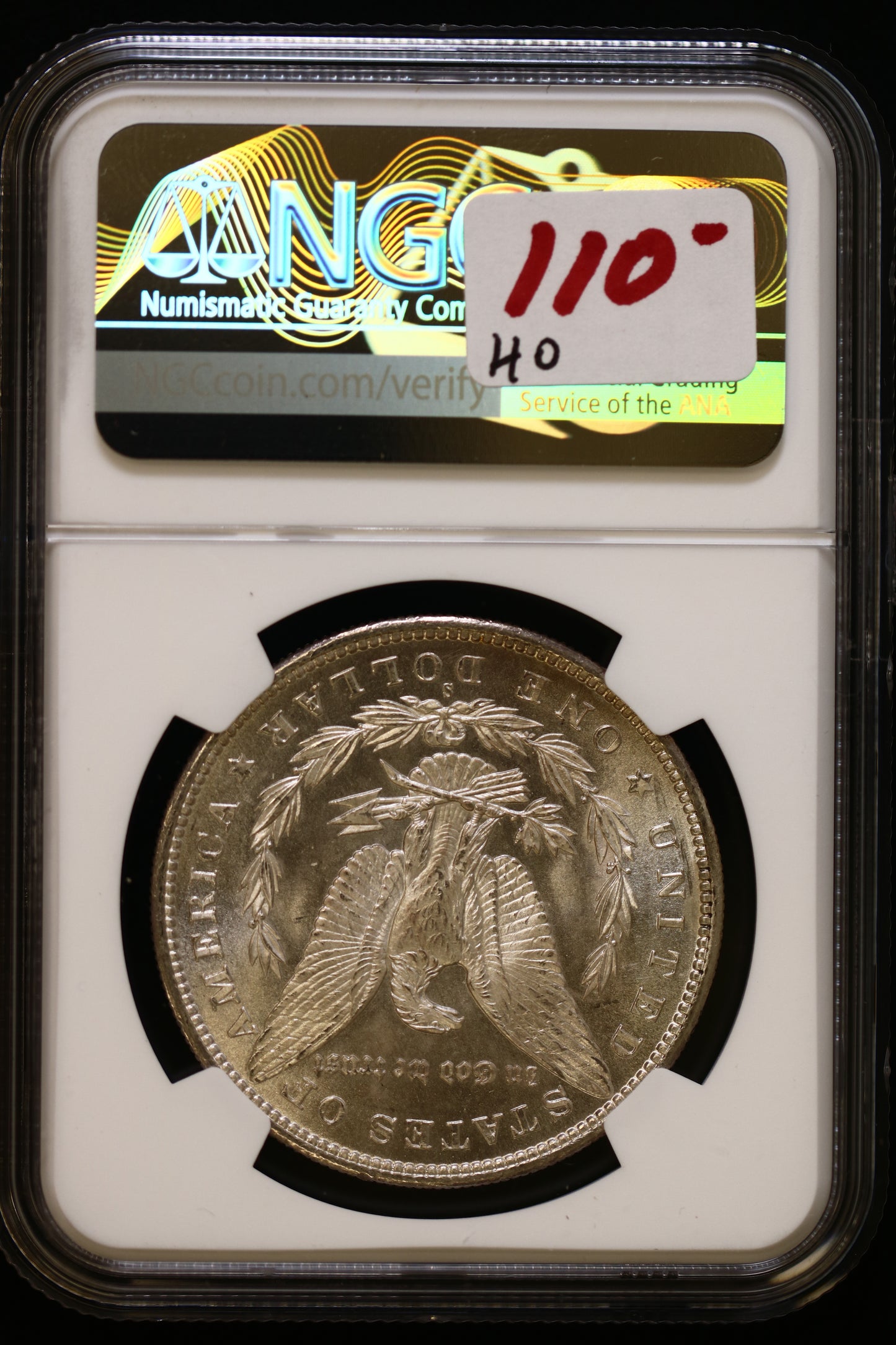 US 1879-S Morgan Silver Dollar MS-63 NCG S802