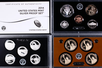 US 2014 Silver Proof Set in mint packaging B583