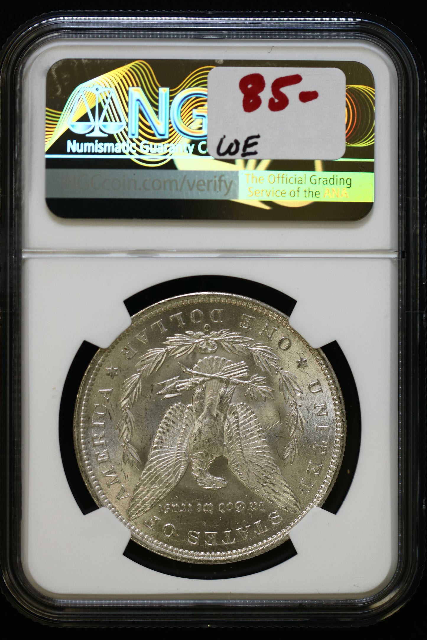 US 1884-O Morgan Silver Dollar MS-63 NCG S810