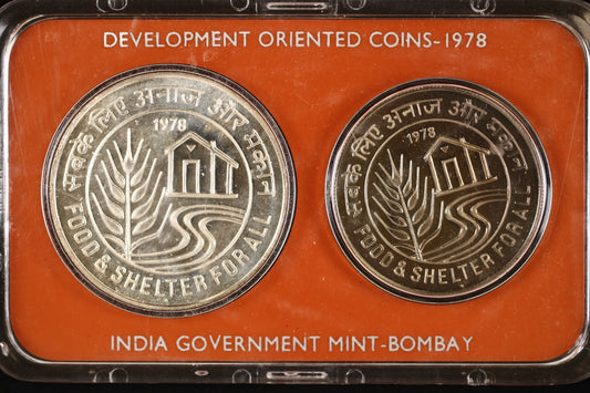 India 1978 Development Oriented Coin Set B563