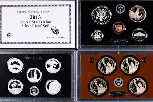 US 2013 Silver Proof Set in mint packaging B584