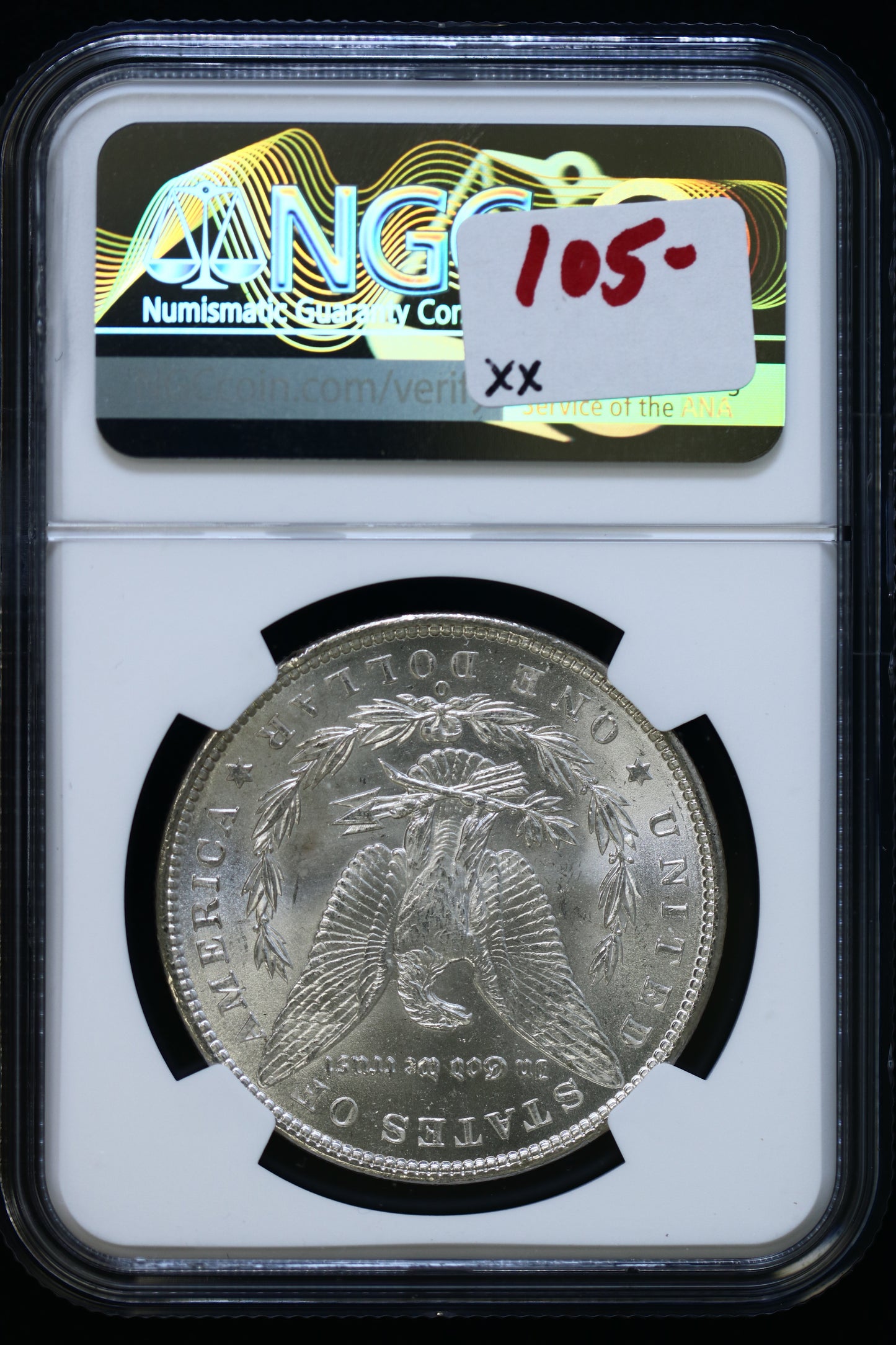 US 1900-O Morgan Silver Dollar MS-63 NCG S852