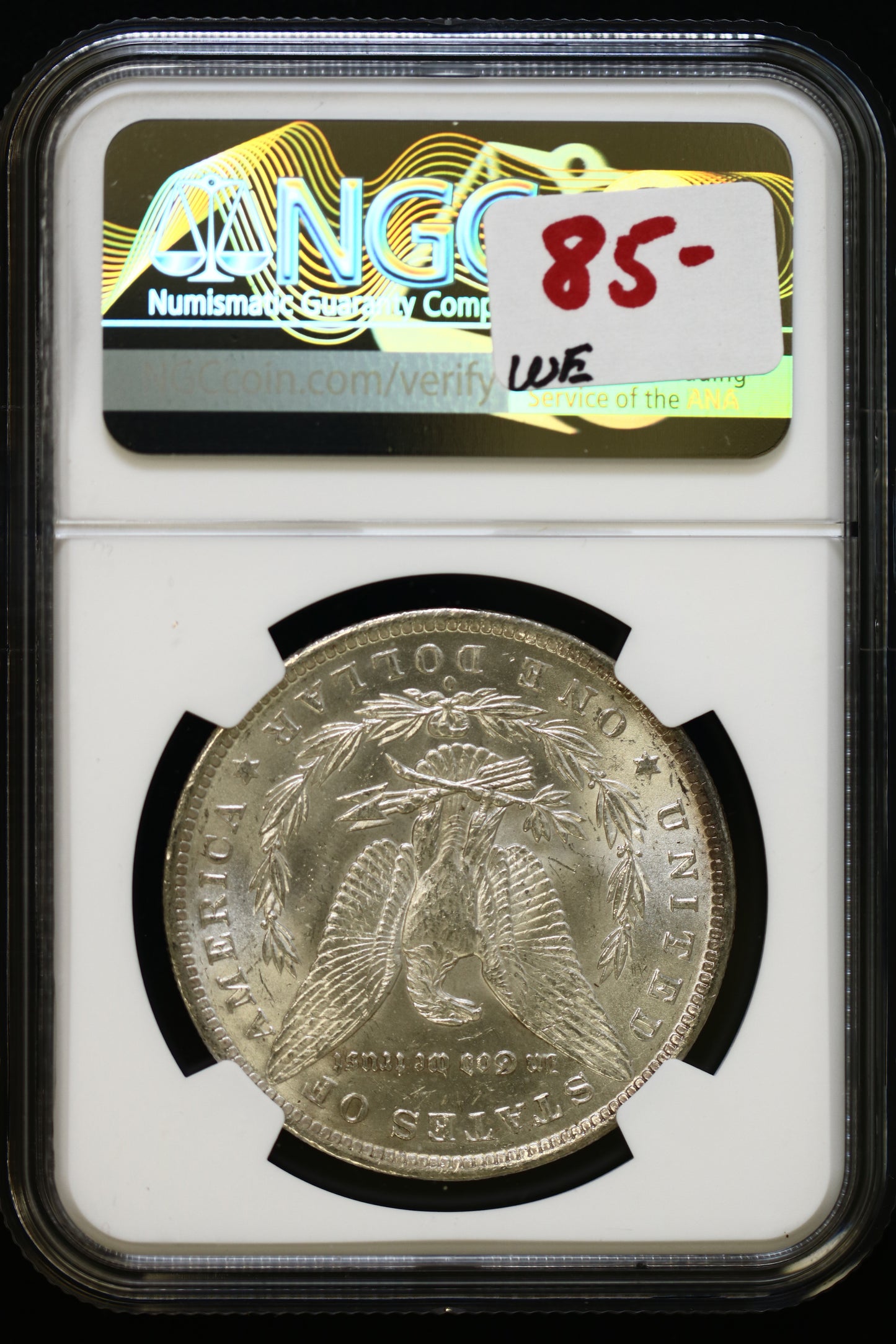 US 1884-O Morgan Silver Dollar MS-63 NCG S813