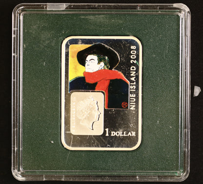 Niue 2008 1 Dollar Henri de Toulouse-Lautrec collector coin B591
